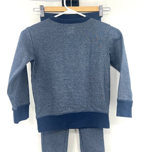 Athletic Works Navy Blue Jogger Sweatshirt Set Boys 6/7 - Picture 4 of 5